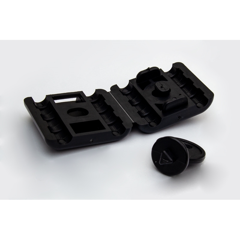 Zabezpieczenie antykradzieżowe na haczyk, czarne