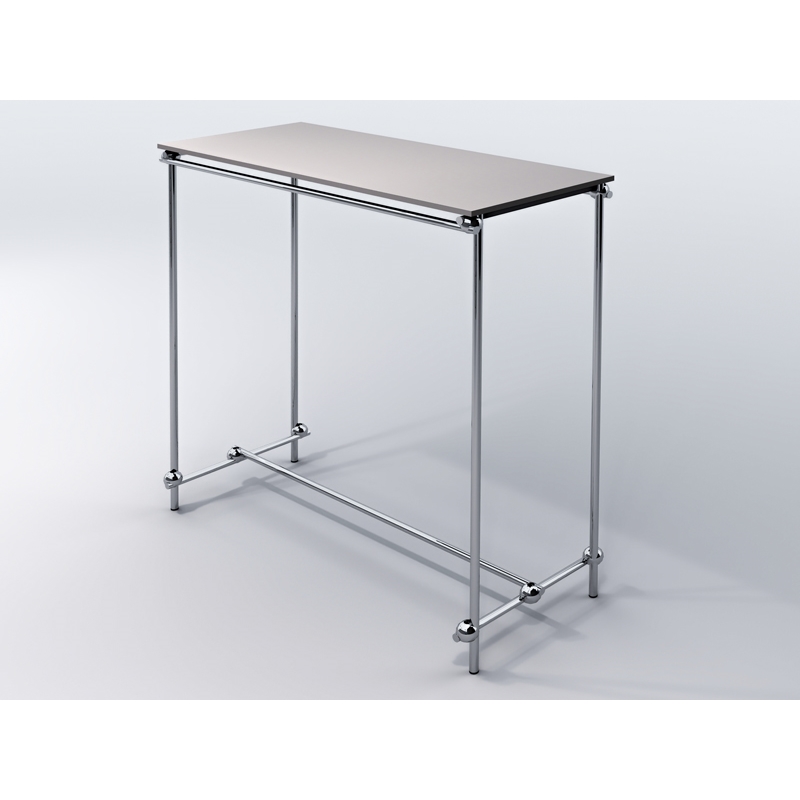 Stender, gondola dwustronna na wieszaki z półką