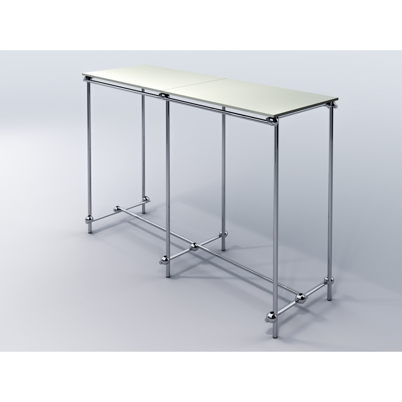 Gondola sklepowa, wieszak, dwustronny z półką