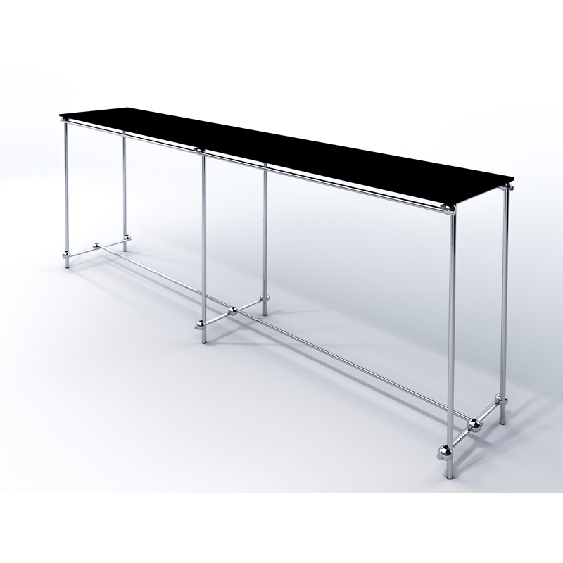 Gondola, stender podwójny, z półkami