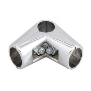 Złącze dwuramienne do rur fi 25mm,chromowane