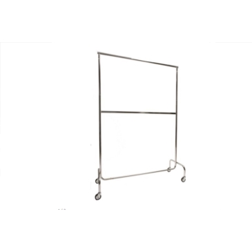 Stender transporter na kółkach dwupoziomowy, chrom