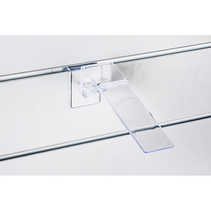 Półka pleksi Slatwall obrotowa, do butów