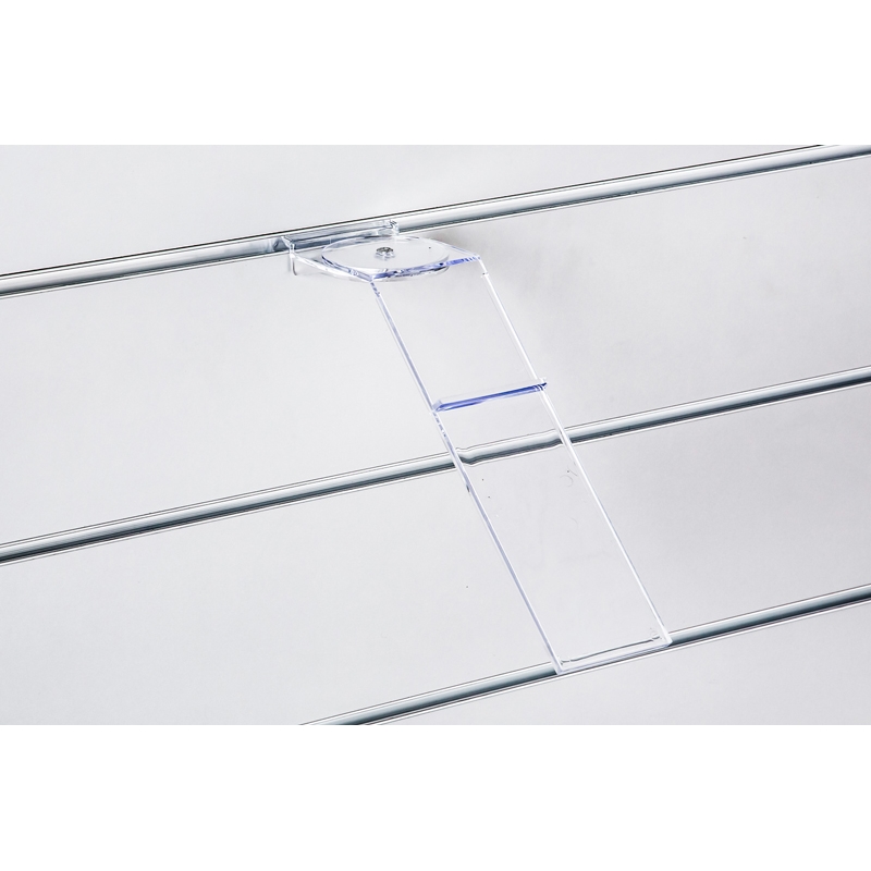 Półka pleksi Slatwall obrotowa, do butów lekkich