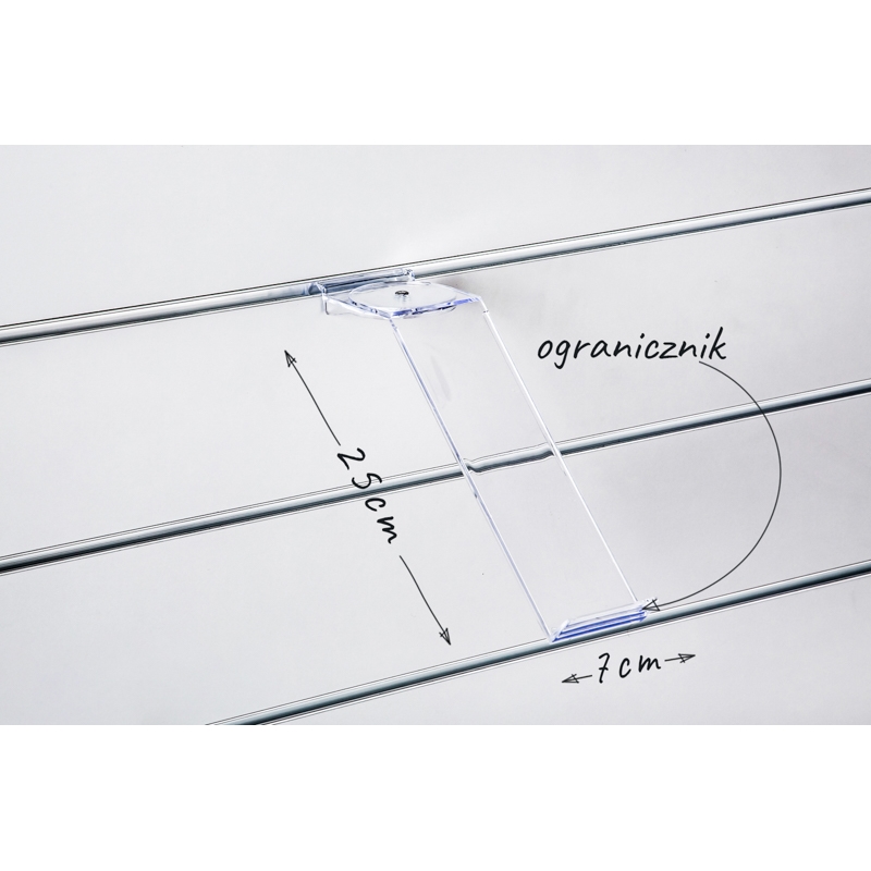 Półka Slatwall obrotowa, do butów lekkich