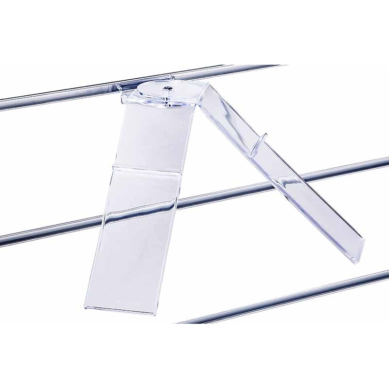 Półka pleksi, na panel, podwójna do butów lekkich