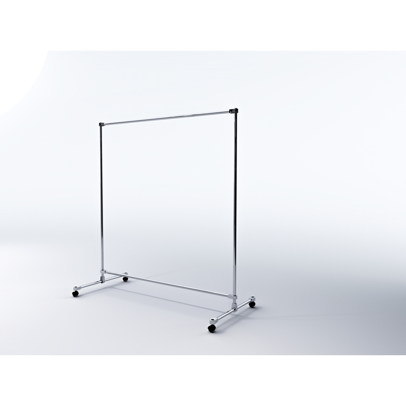 Transporter sklepowy z kółkami 150x60x160 chrom