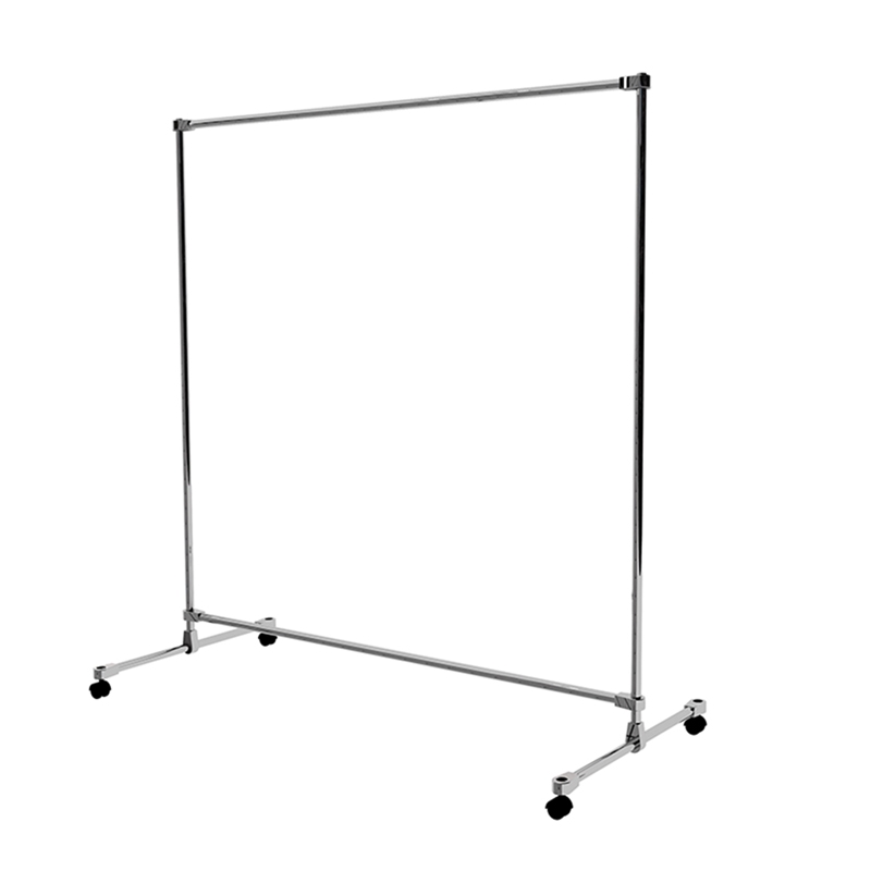 Transporter sklepowy z kółkami 150x60x160 chrom