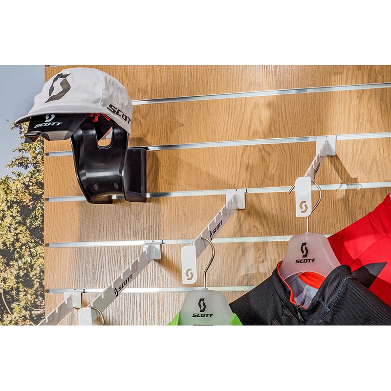 Cokół Slatwall Shopwall ciemnoszary, Grafit