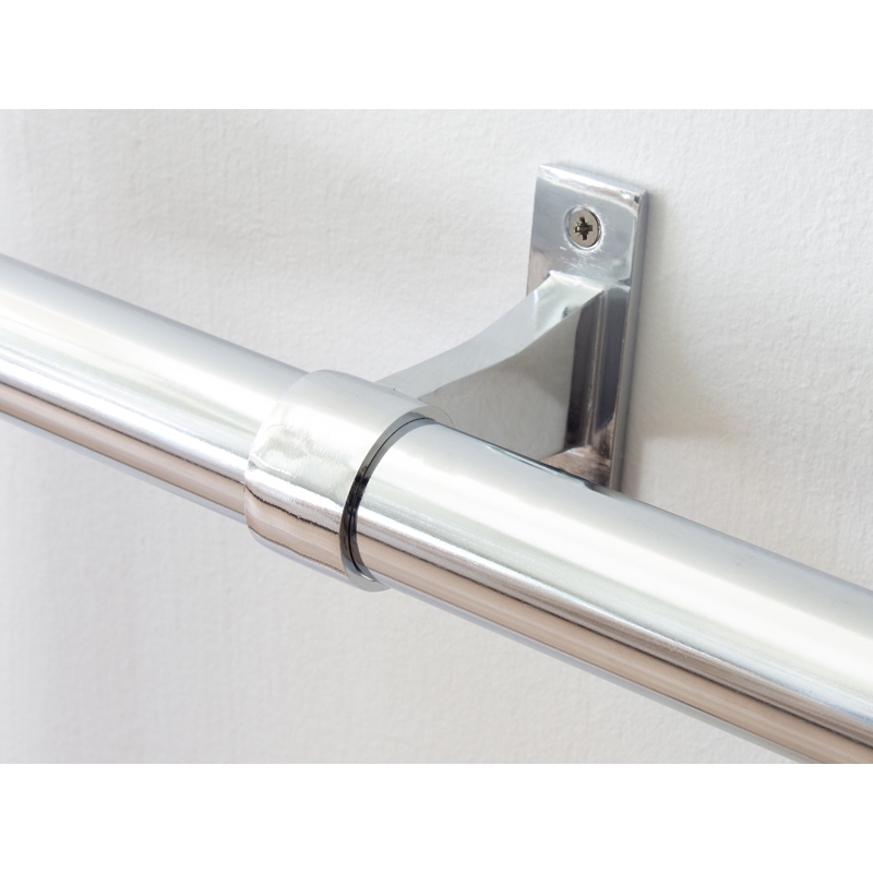 Uchwyt dystansowy 5cm, przelotowy do rury fi 25mm