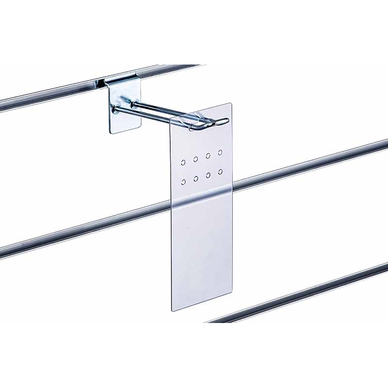 Zaiweszka z otworami na haczyk 8x20cm, bezbarwna