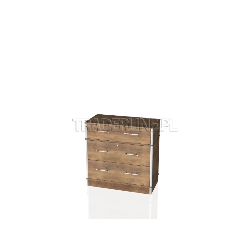 Lada sklepowa, kasowa z szufladami, 90x45x90cm