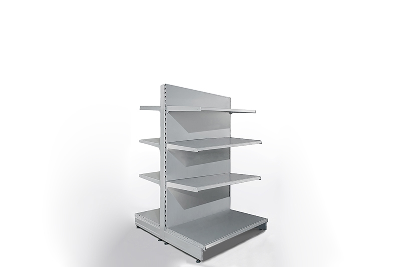 Gondola sklepowa H140cm, dwustronna, półki 8x37cm