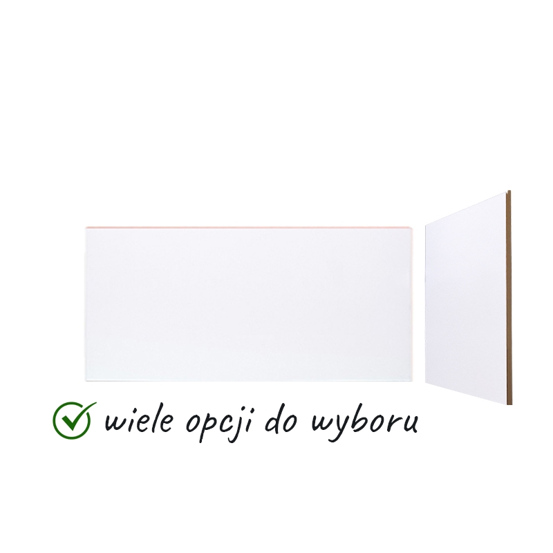 Cokół Slatwall Shopwall śnieżnobiały, Alaska