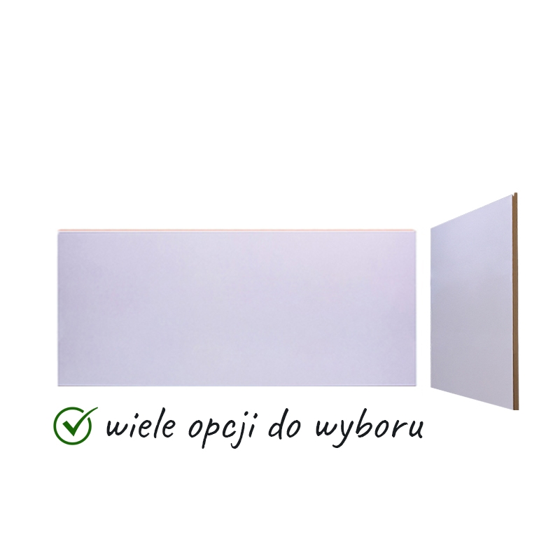 Cokół Slatwall Shopwall jasnoszary, Popiel