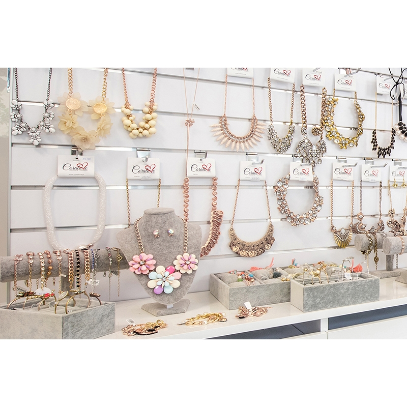 Cokół Slatwall Shopwall jasnoszary, Popiel