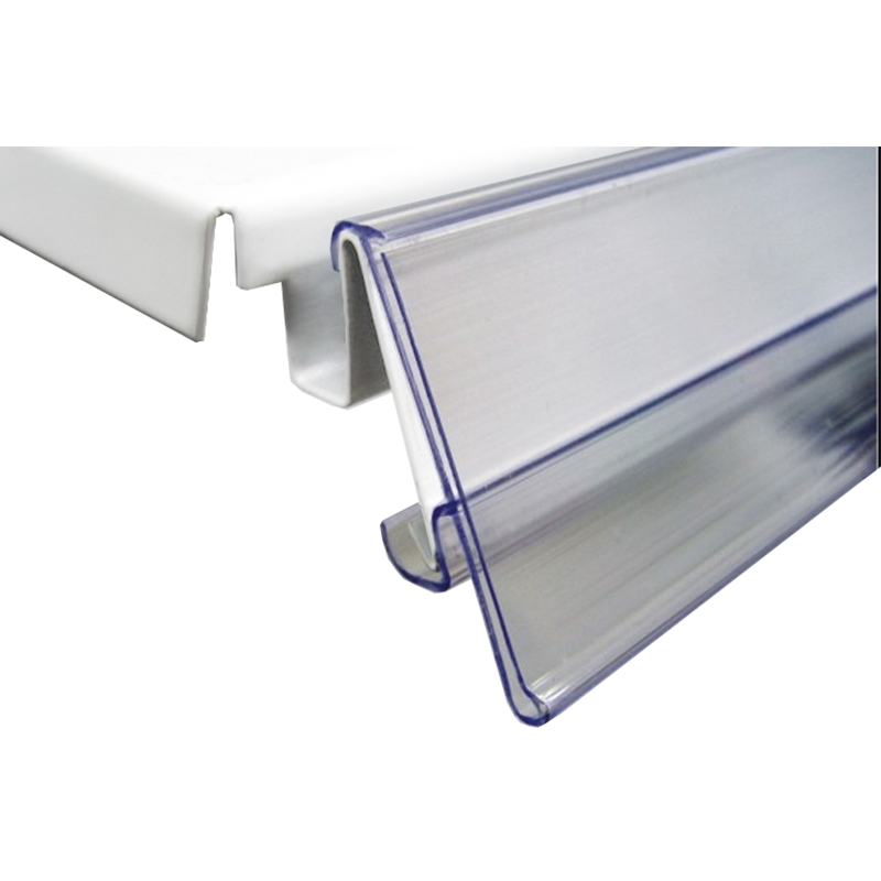 Listwa cenowa nakładana TE39, bezbarwna