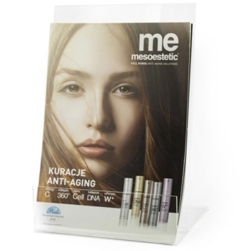 Stojak na ulotki, bezbarwny, różne formaty