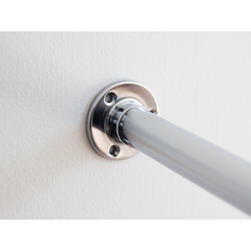 Wieszak sklepowy, do garderoby, z półkami 80cm