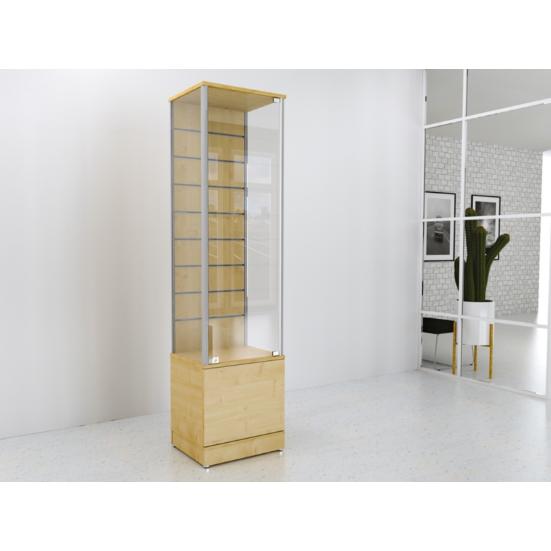 Gablota szklana 50x45x190cm, szafka, Spacewal