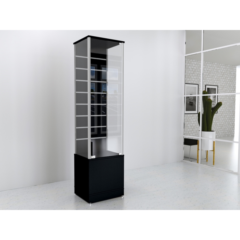 Gablota szklana 50x45x190cm, szafka, Spacewal