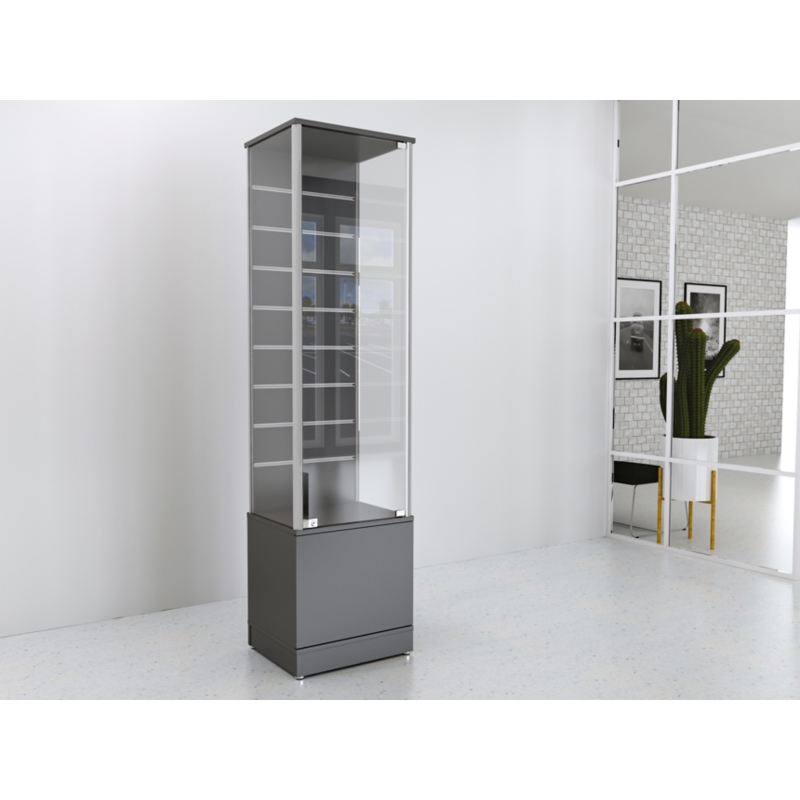 Gablota szklana 50x45x190cm, szafka, Spacewal