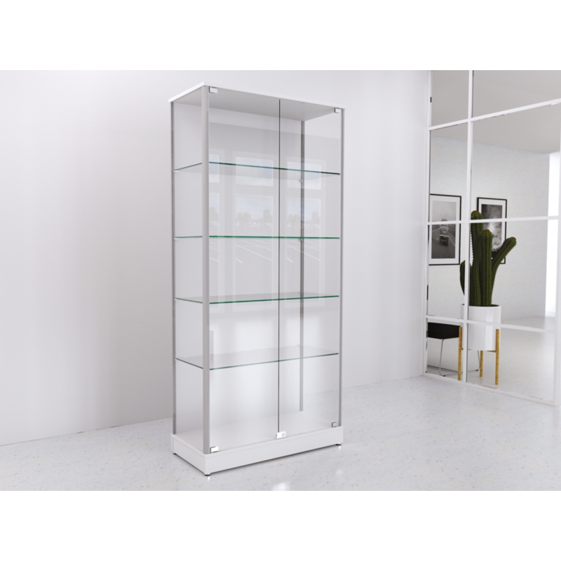 Gablota szklana 90x45x190cm pełna