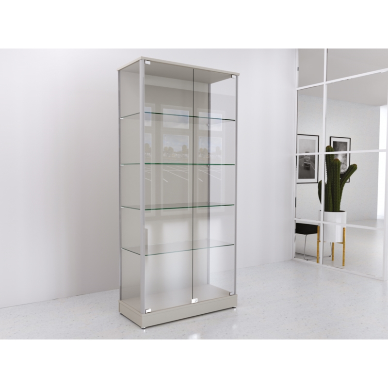 Gablota szklana 90x45x190cm pełna