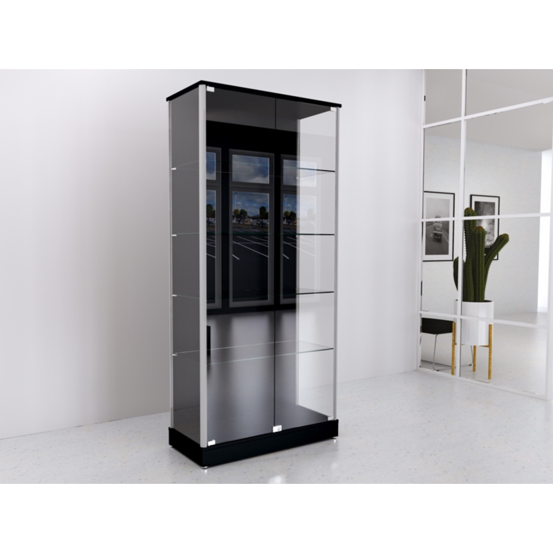 Gablota szklana 90x45x190cm pełna