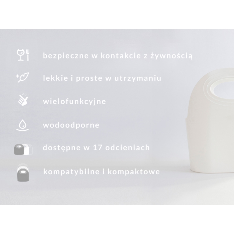 Koszyk na zakupy MAXI Flexibag 15L biały