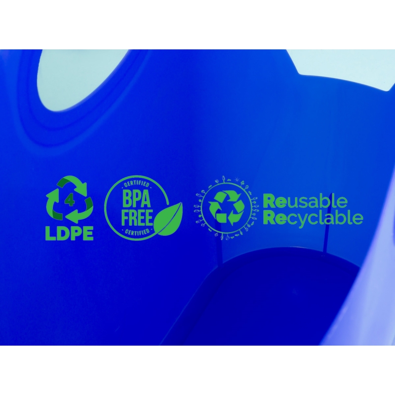 Koszyk na zakupy MAXI Flexibag 15L granatowy trans