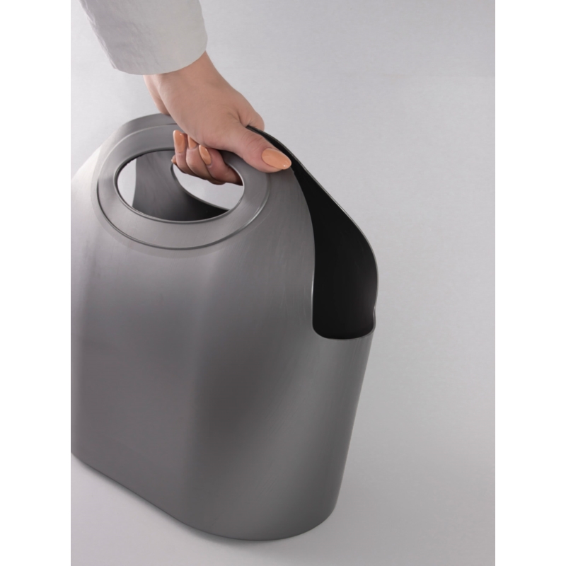 Koszyk na zakupy CLASSIC Flexibag 5,5L srebrny