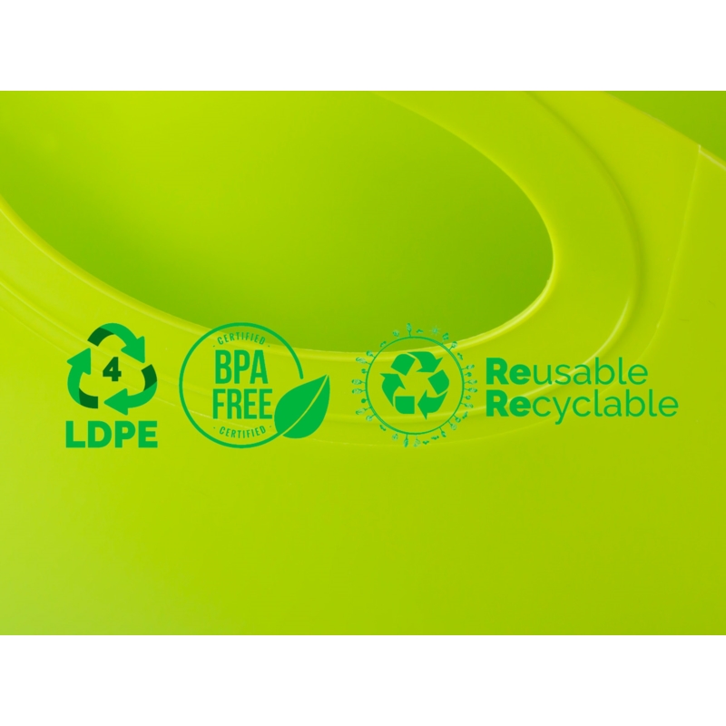 Koszyk na zakupy CLASSIC Flexibag 5,5L limonkowy