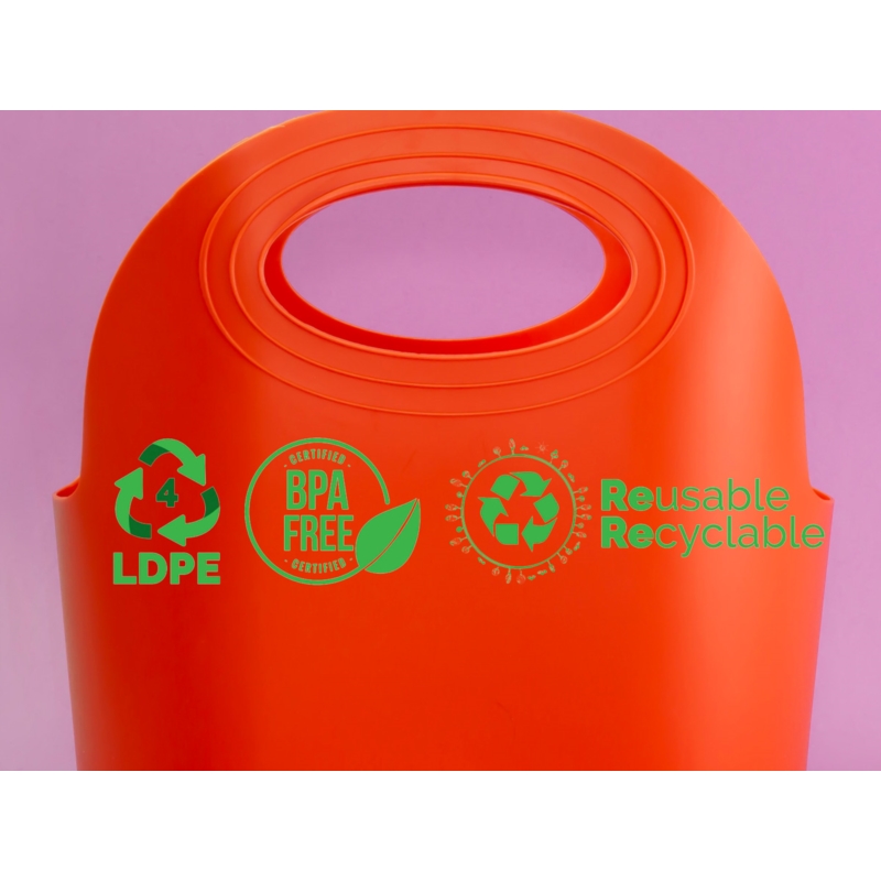 Koszyk sklepowy MINI Flexibag 4,5L pomarańczowy