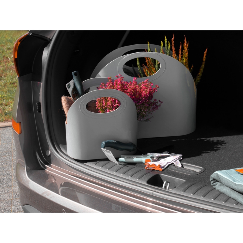 Koszyk sklepowy MINI Flexibag 4,5L srebrny