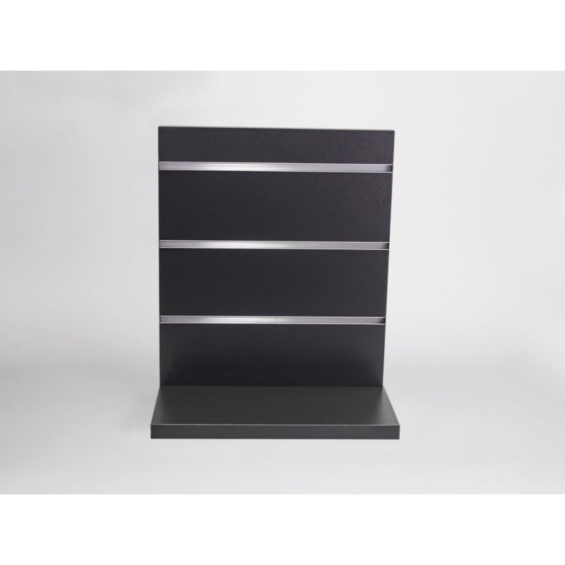 Ekspozytor, stojak antracyt, szerokość 30cm