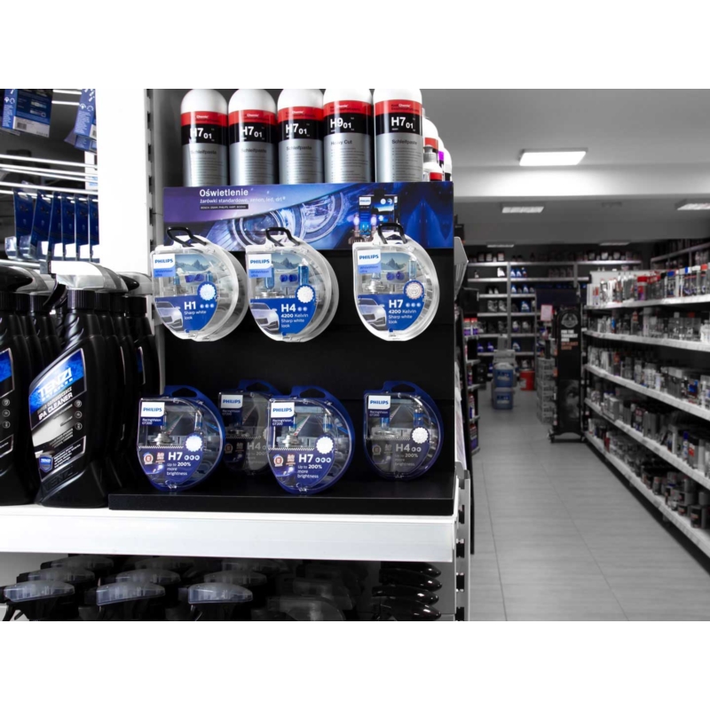 Ekspozytor stojak czarny szerokość 30cm Space Wall