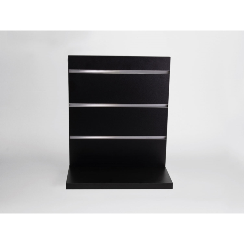 Ekspozytor stojak czarny szerokość 30cm Space Wall