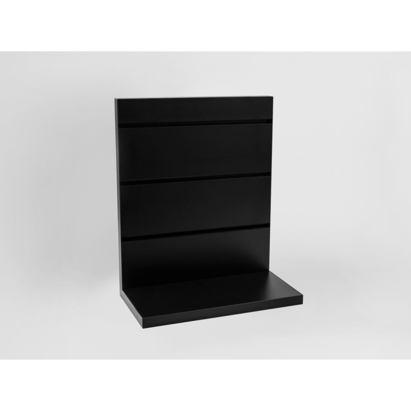 Ekspozytor stojak czarny szerokość 30cm Space Wall