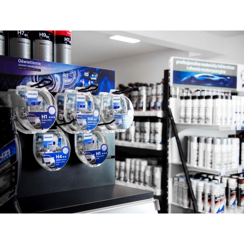 Ekspozytor stojak czarny szerokość 30cm Space Wall