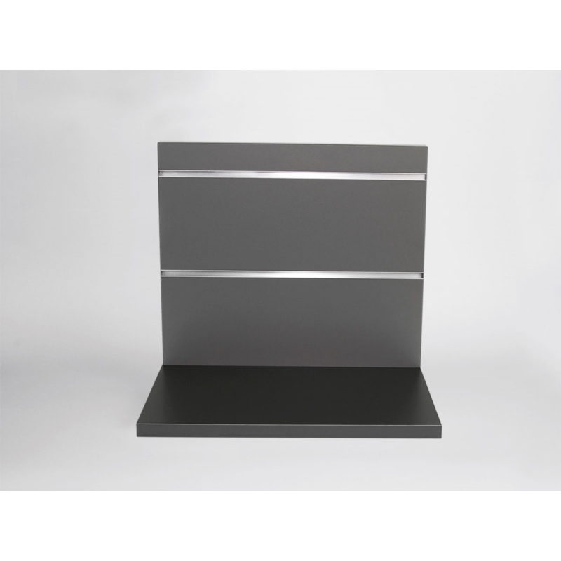 Ekspozytor, grafit, szerokość 40cm, Space Wall