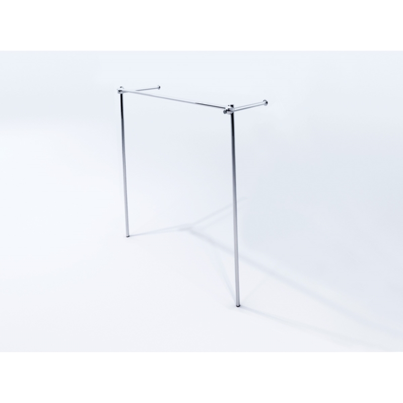 Wieszak sklepowy na odzież, chrom