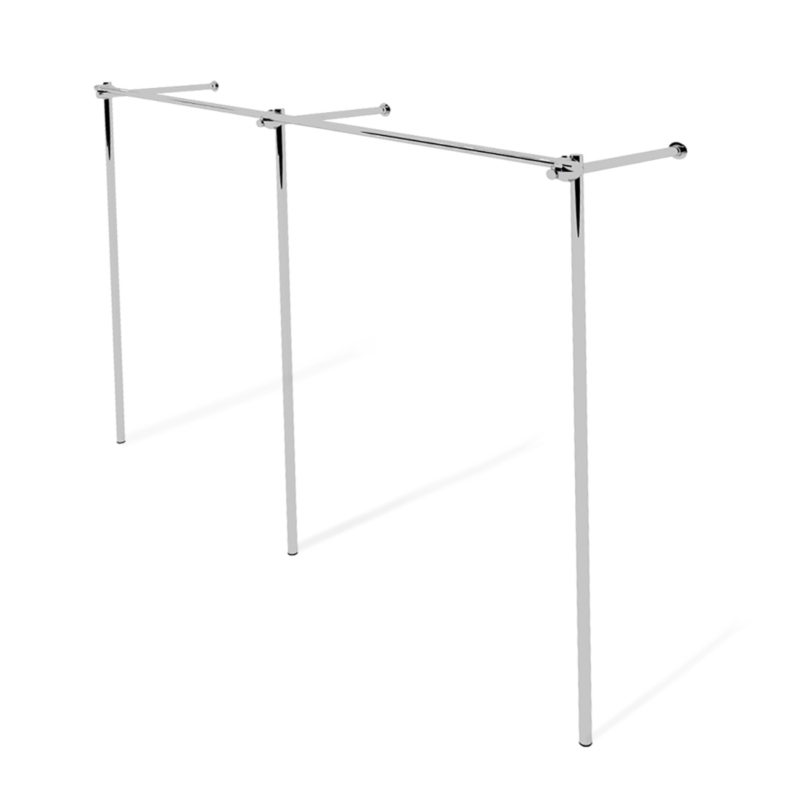 Wieszak na ubrania do garderoby 240x40x150cm