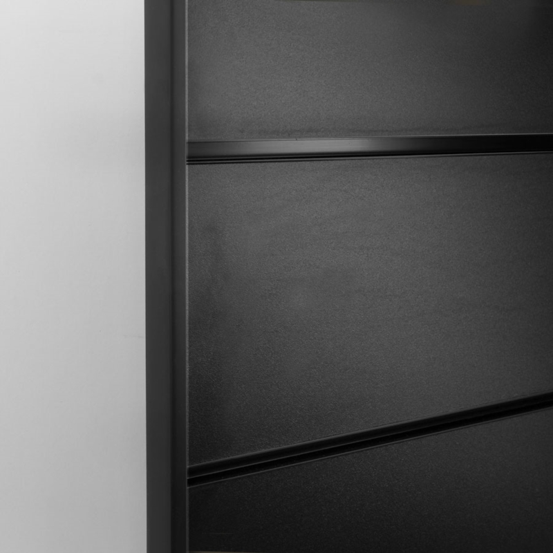 Wsuwka plastikowa L, czarna, system Spacewall