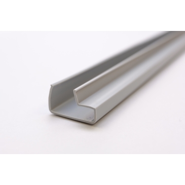 Wsuwka plastikowa L, szara, system Spacewall