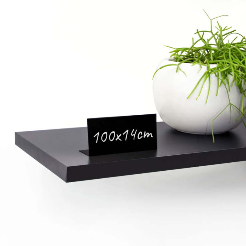 Półka meblowa ścienna ciemnoszara