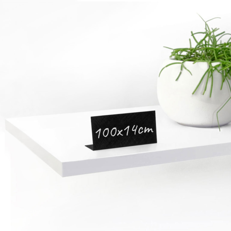 Półka meblowa ścienna śnieżnobiała