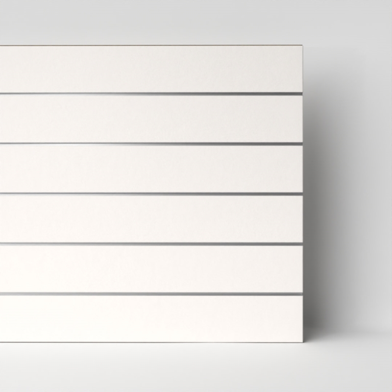 Panel Spacewall 100x180cm, Biały, wsuwki co 10 cm