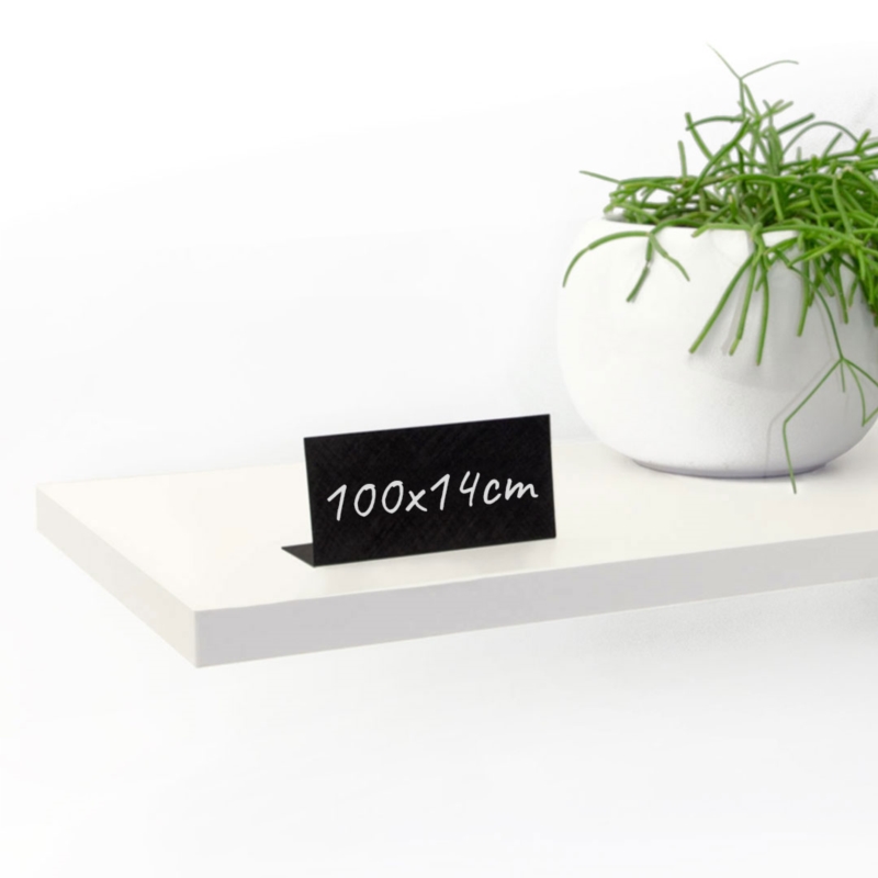 Półka meblowa ścienna biała