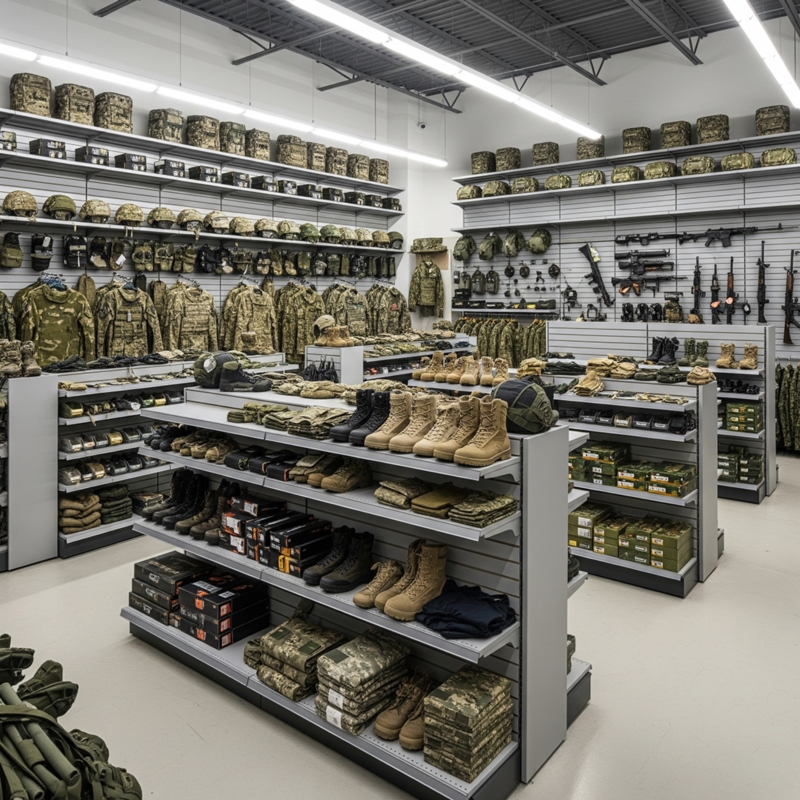 Panel sklepowy Slatwall Shopwall jasnoszary Popiel